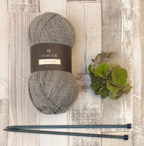 Isager Luxury Sock Yarn 100g - Grey